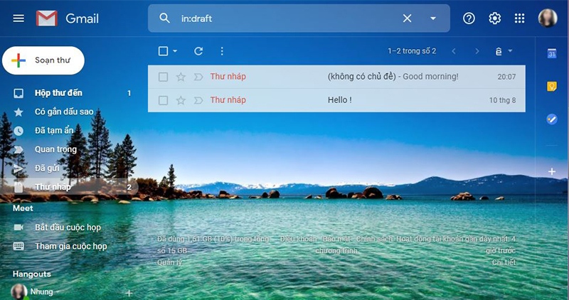 Thay đổi h&igrave;nh nền cho Gmail theo &yacute; th&iacute;ch
